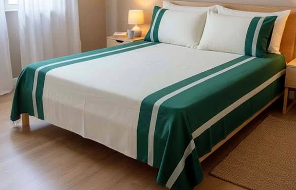 Luxury bedroom with premium bedsheets and pillows